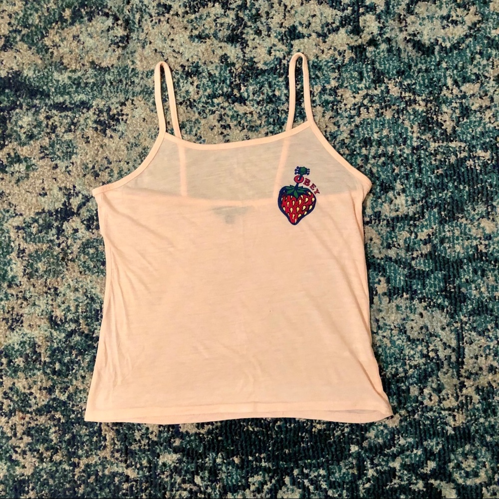 Obey Strawberry Tank Top